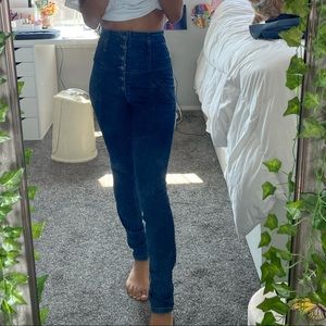 Carmar denim high waisted skinny jeans